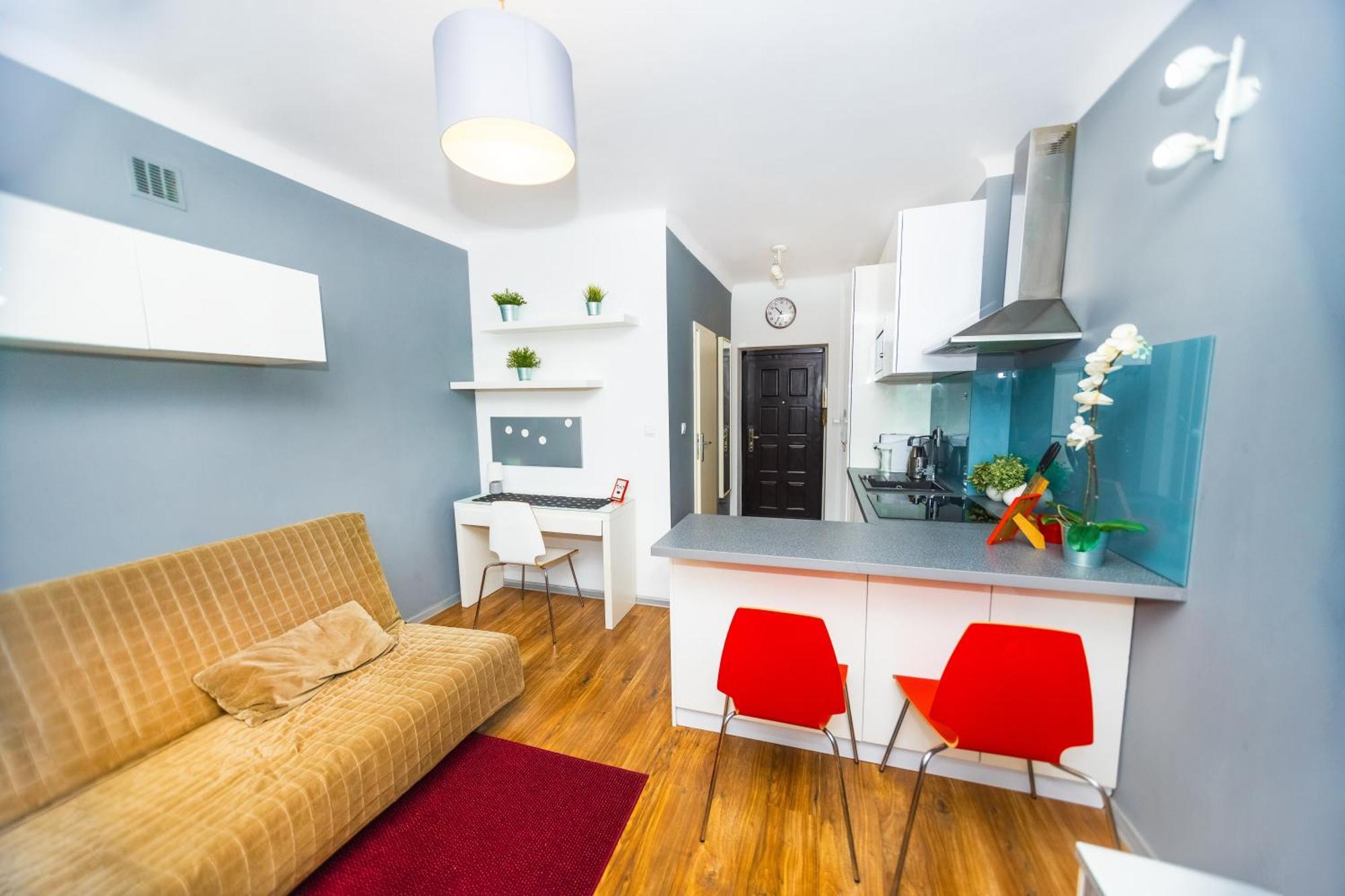 Cozy Studio Next To The Metro And City Center Warschau Buitenkant foto